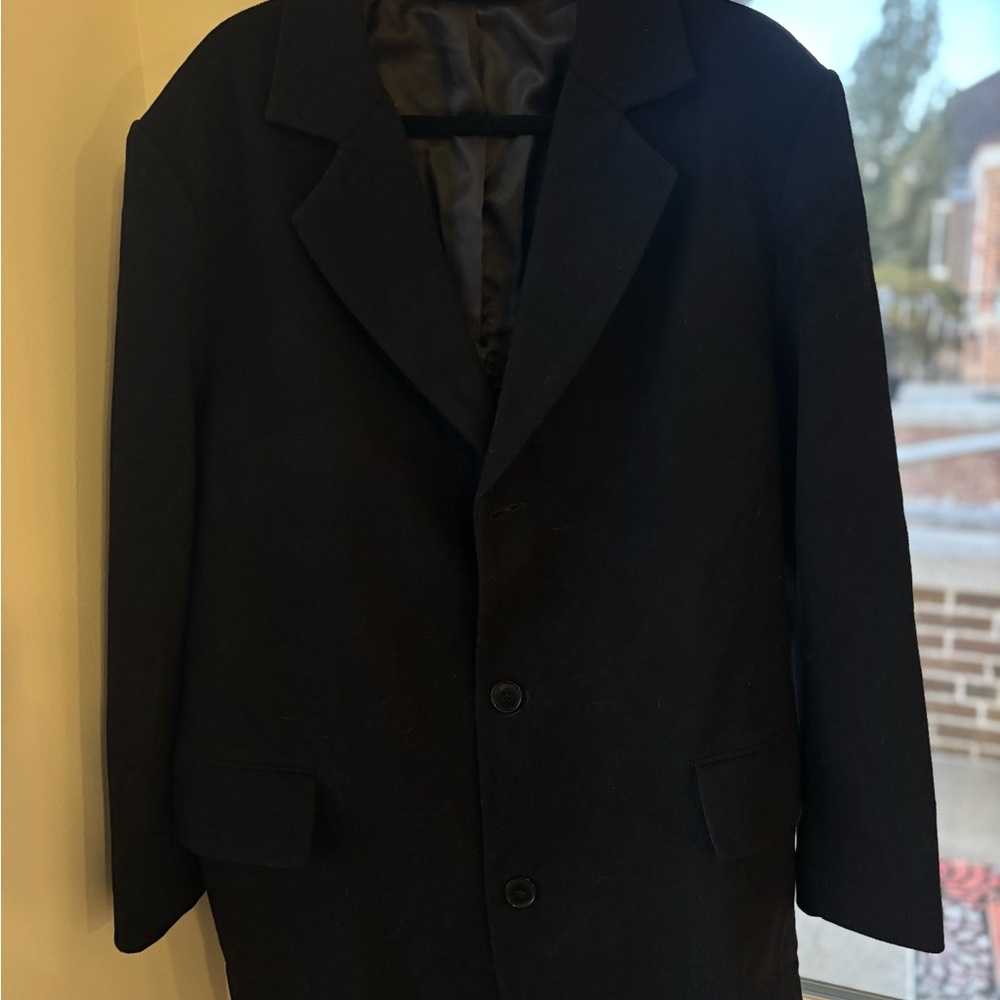 Classic Black Overcoat H&M